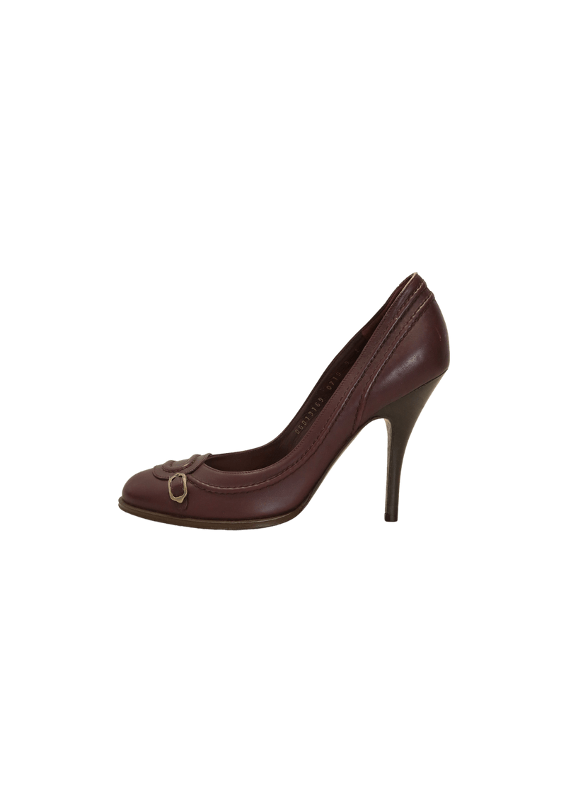 LEATHER PUMPS 38