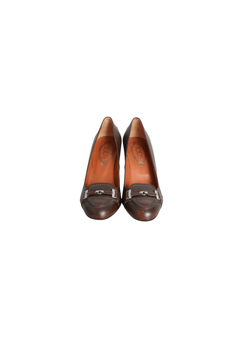 LEATHER PUMPS 35.5