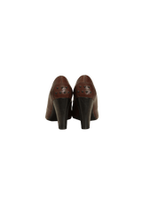 LEATHER PUMPS 35.5