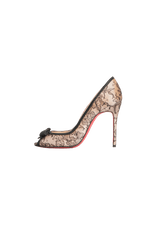 LACE MILADY PEEP TOE 35