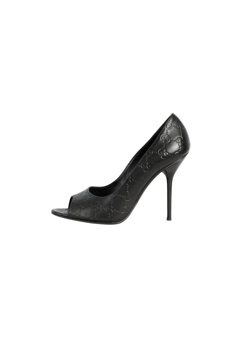 GUCCISSIMA PEEP TOE 38.5