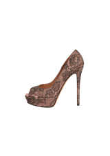 LACE PATTERN PUMP 37.5