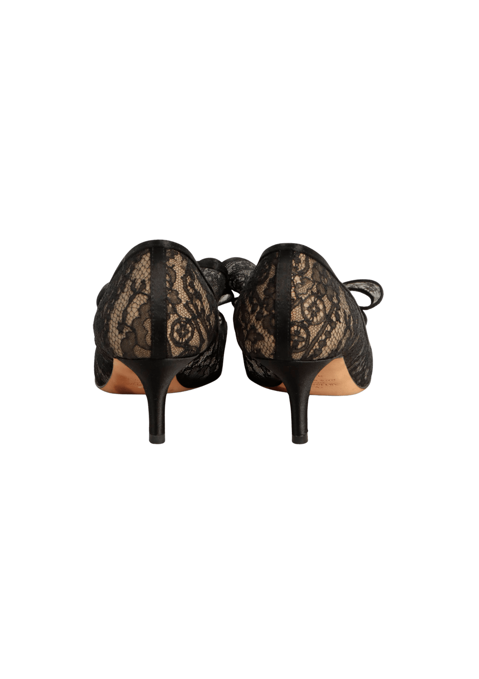 LEATHER BOW SANDALS 35.5