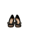 LEATHER BOW SANDALS 35.5