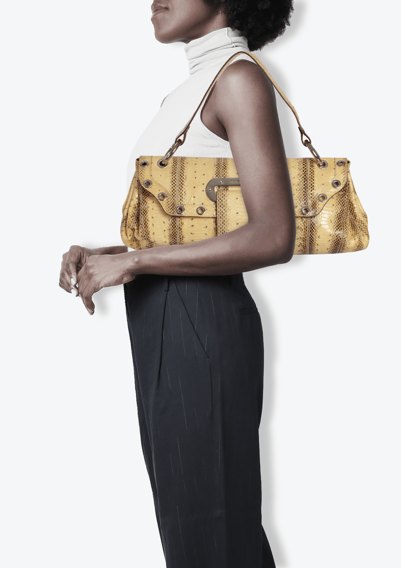 PYTHON SHOULDER BAG