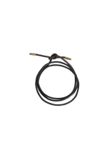 LEATHER AND GOLD BRACELET