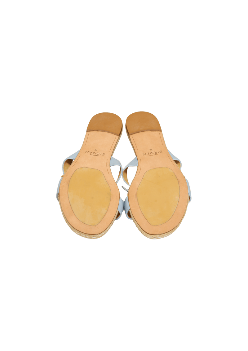 CLARITA BOW SUEDE SANDALS  38