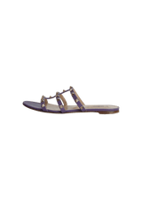 ROCKSTUD CAGED SLIDES 37