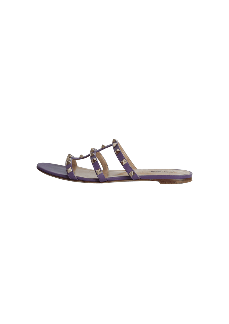 ROCKSTUD CAGED SLIDES 37