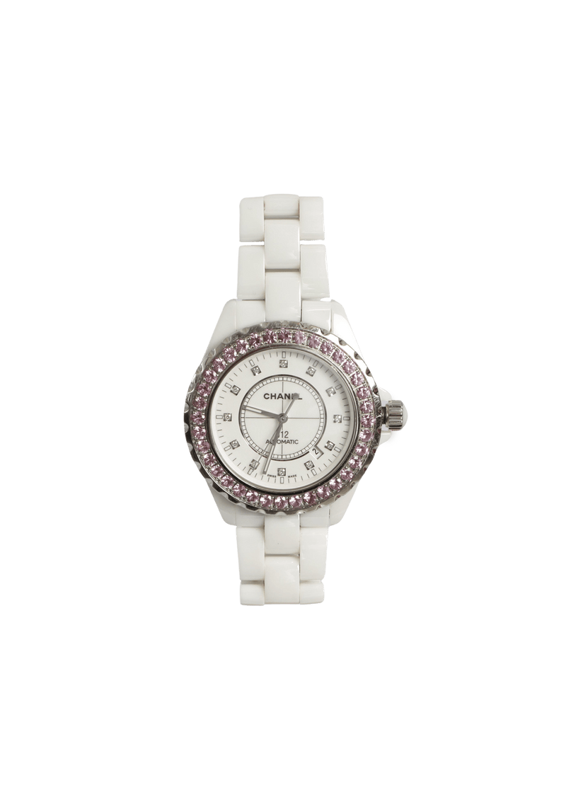 REL GIO CHANEL J12 42MM WATCH BRANCO ORIGINAL Gringa