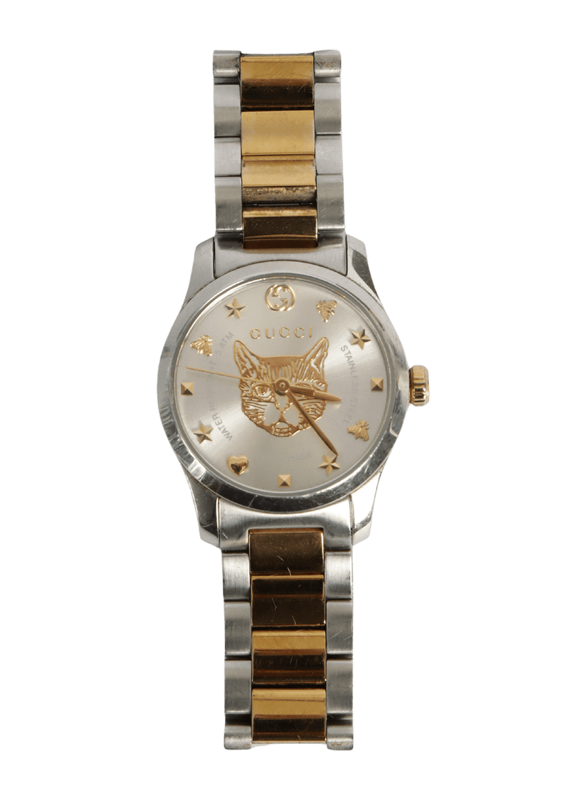 G-TIMELESS FELINE CHARM 27MM WATCH