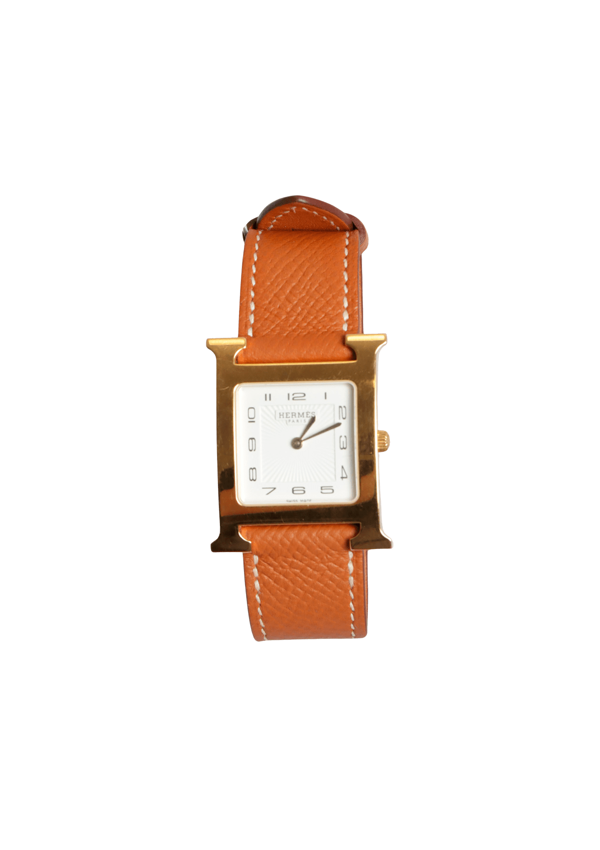 RELÓGIO HERMÈS HEURE H 25MM WATCH MARROM ORIGINAL – Gringa