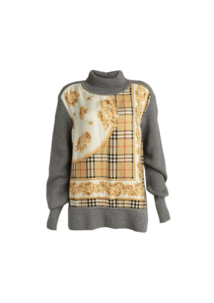 Burberry print sweater shop