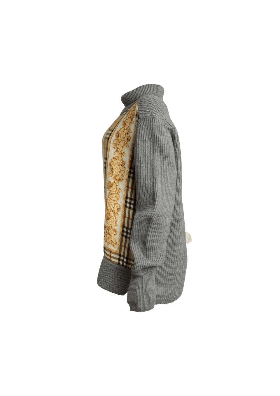 ROUPA BURBERRY PRINTED SWEATER CINZA 40 ORIGINAL – Gringa