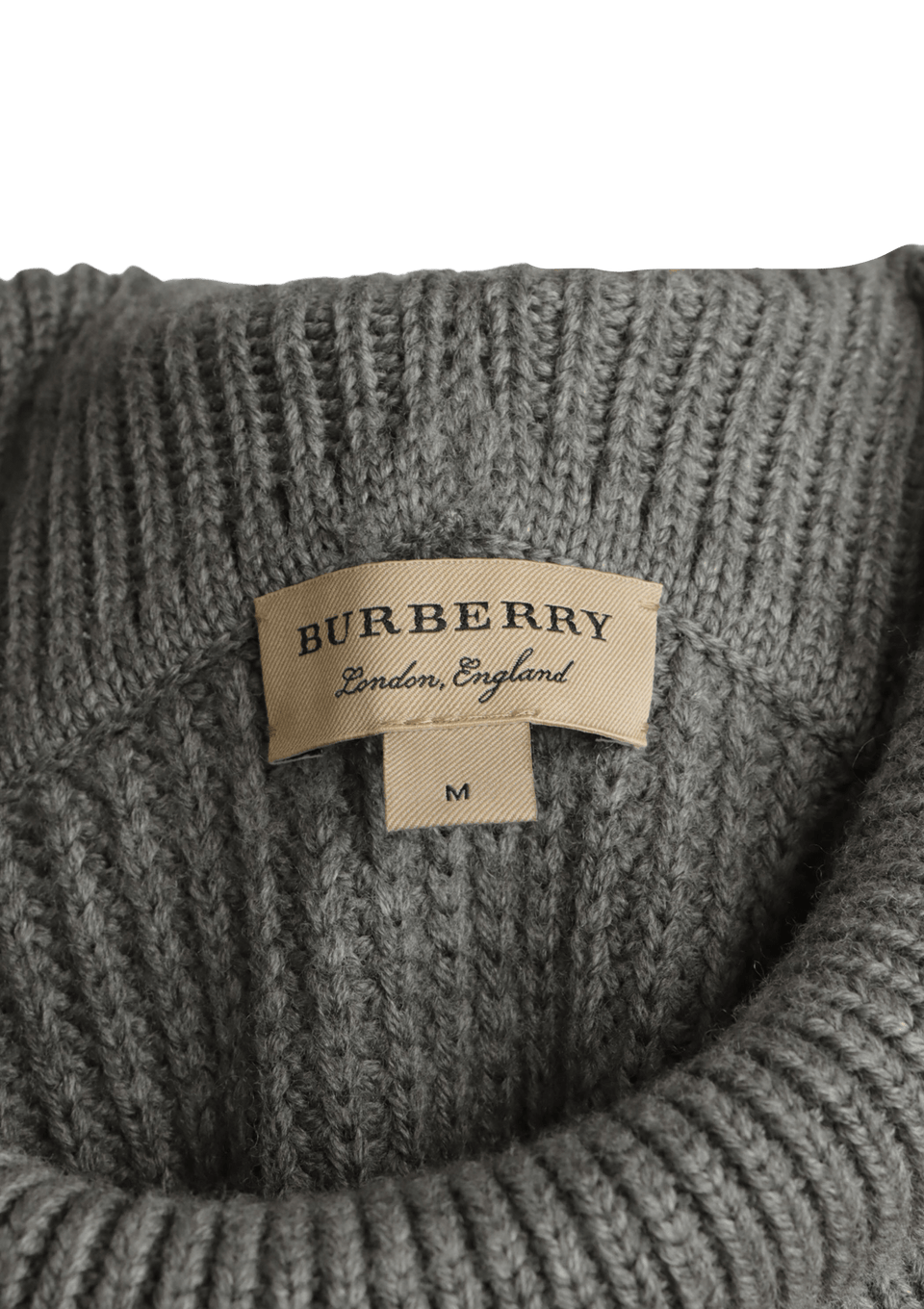 ROUPA BURBERRY PRINTED SWEATER CINZA 40 ORIGINAL – Gringa