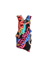 BLACK NEON MINI DRESS 36