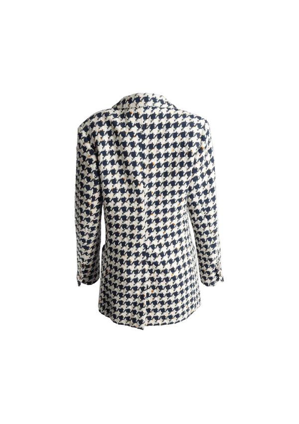 PIED DE POULE TWEED BLAZER 40