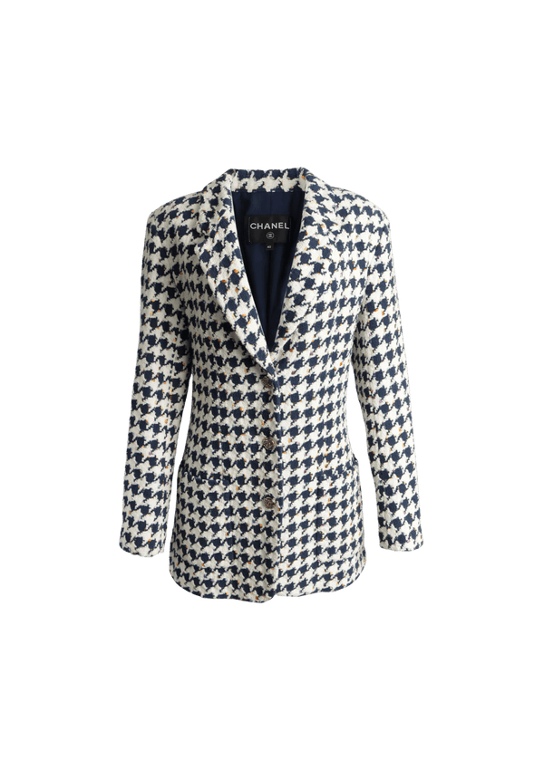 PIED DE POULE TWEED BLAZER 40