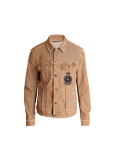 CORDUROY LOGO EMBROIDERED LOGO JACKET 50