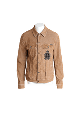 CORDUROY LOGO EMBROIDERED LOGO JACKET 50