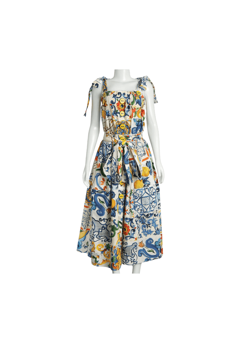 MAJOLICA PRINTED DRESS 42