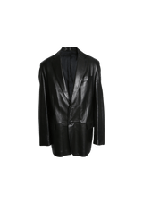 LEATHER BLAZER 46