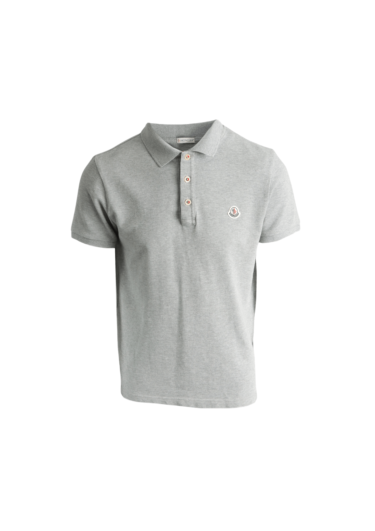 ROUPA MONCLER MANICA POLO SHIRT CINZA M ORIGINAL – Gringa