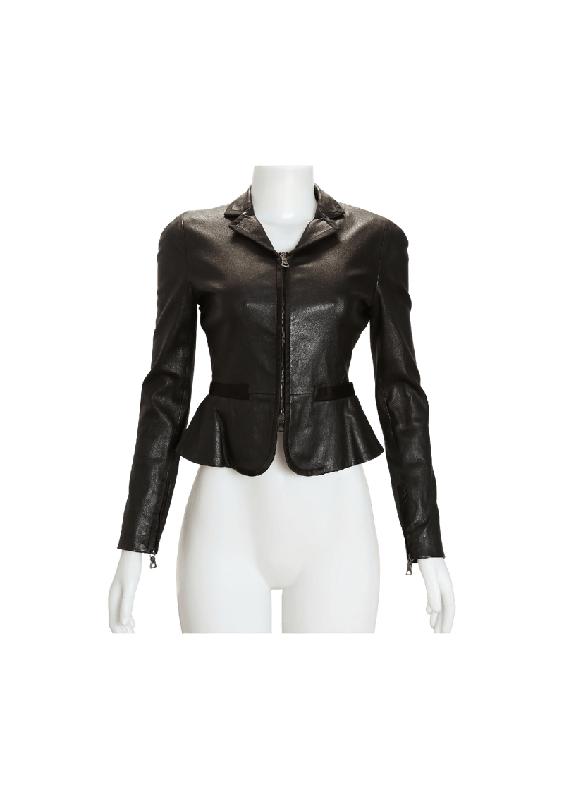 LEATHER JACKET 34