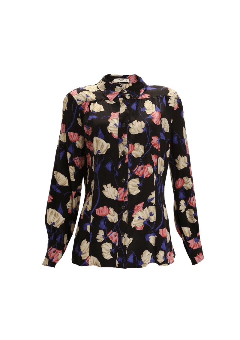 PRINTED LONG SLEEVE BLOUSE 38