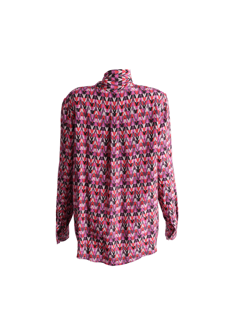 PRINTED BLOUSE M