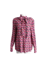 PRINTED BLOUSE M