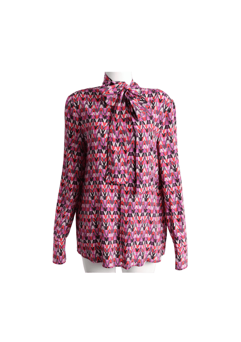 PRINTED BLOUSE M