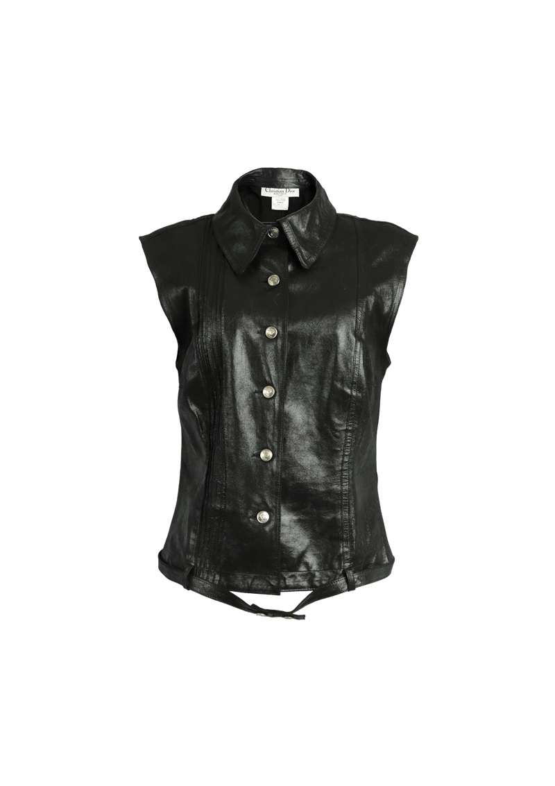 LEATHER VEST 40