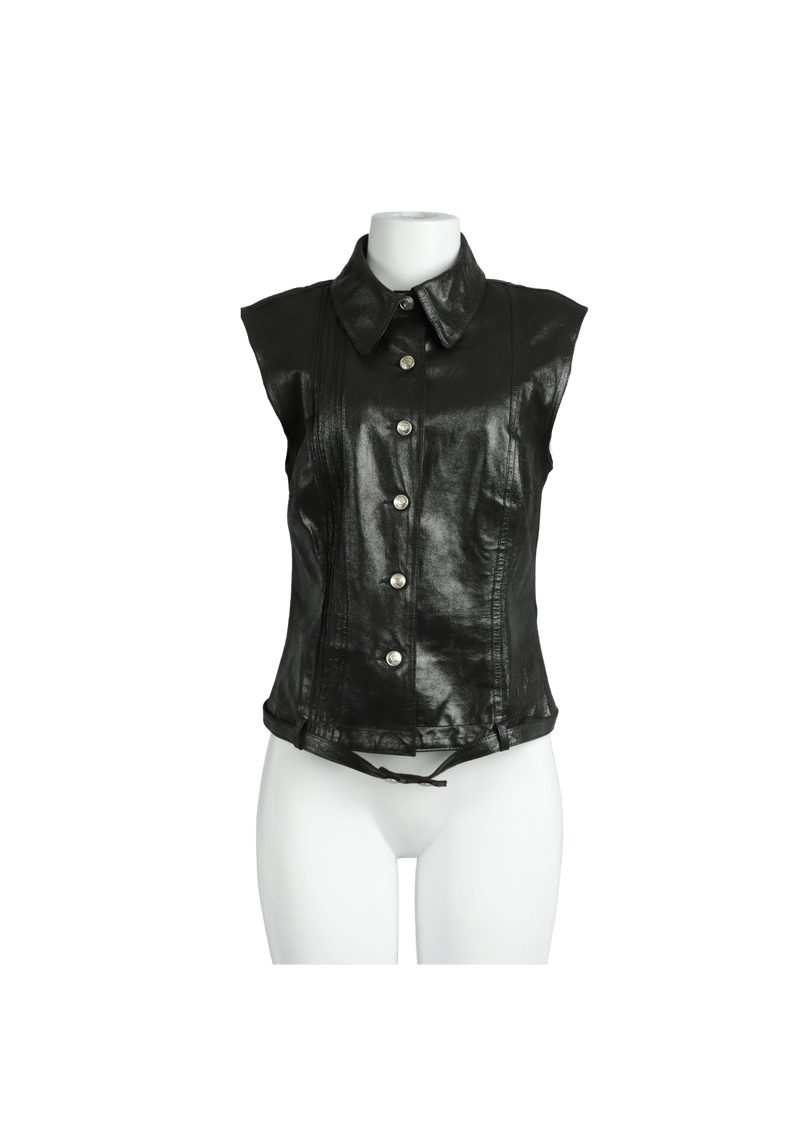 LEATHER VEST 40