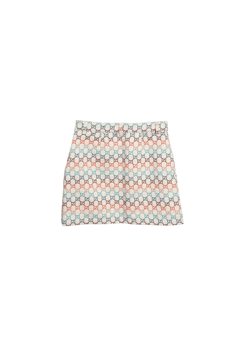 GIRLS GG COTTON JACQUARD SKIRT 10Y