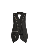 ROUPAS LOUIS VUITTON VEST PRETO 38 ORIGINAL – Gringa