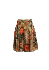 PRINTED MINI SKIRT 38