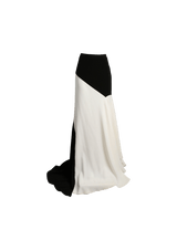 BICOLOR LONG SKIRT 42