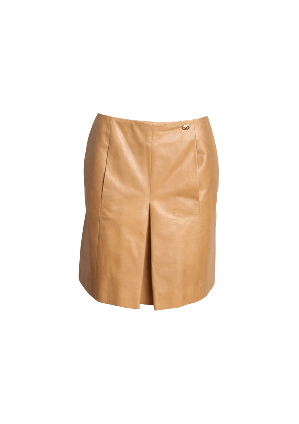 LEATHER SKIRT 38