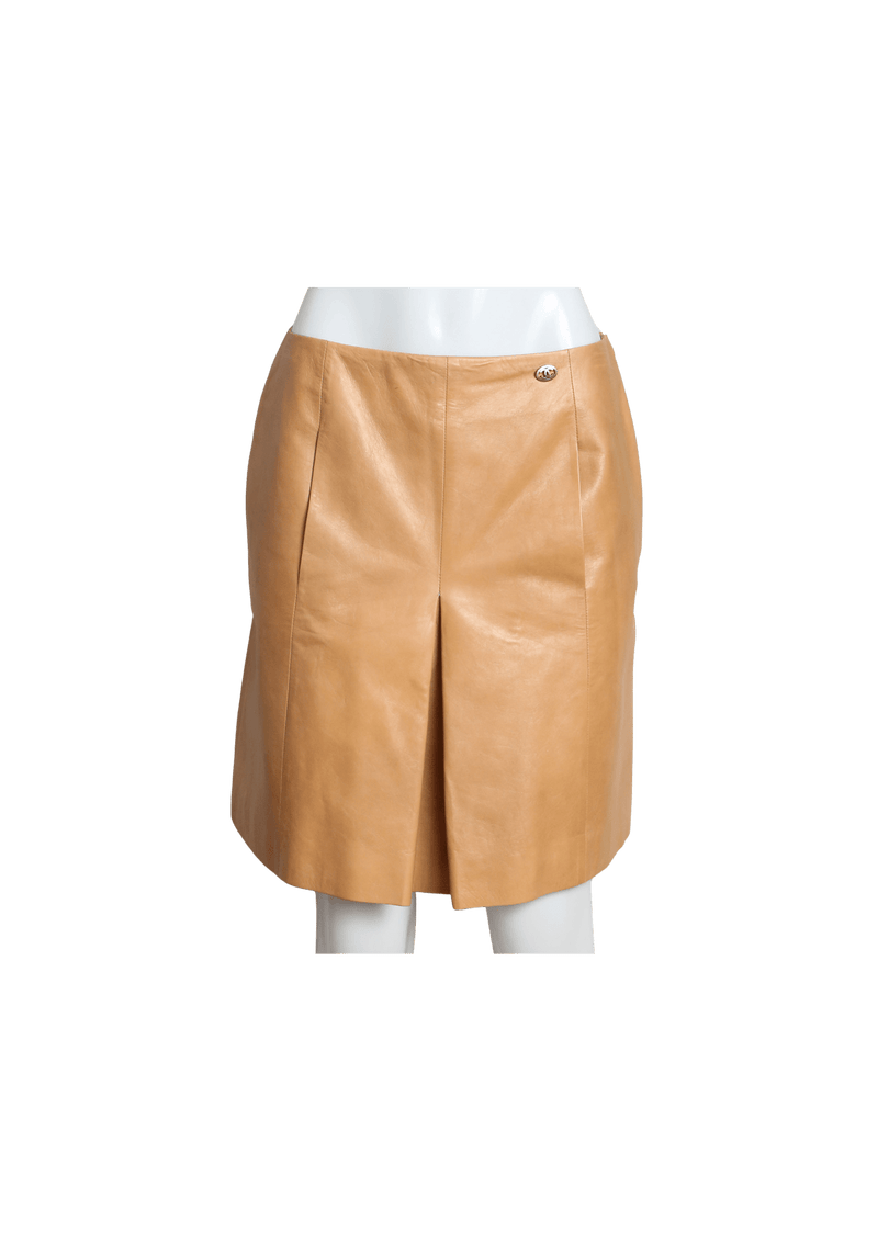 LEATHER SKIRT 38