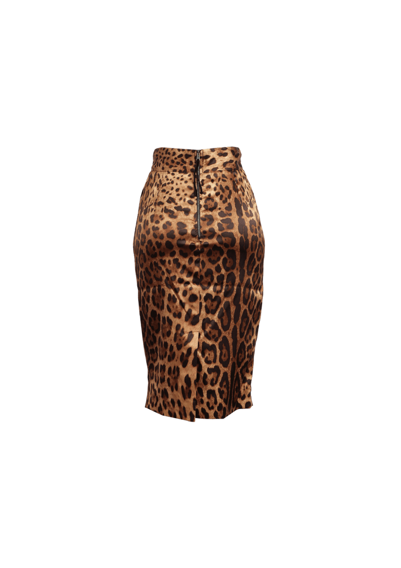 ANIMAL PRINT MINI SKIRT 38