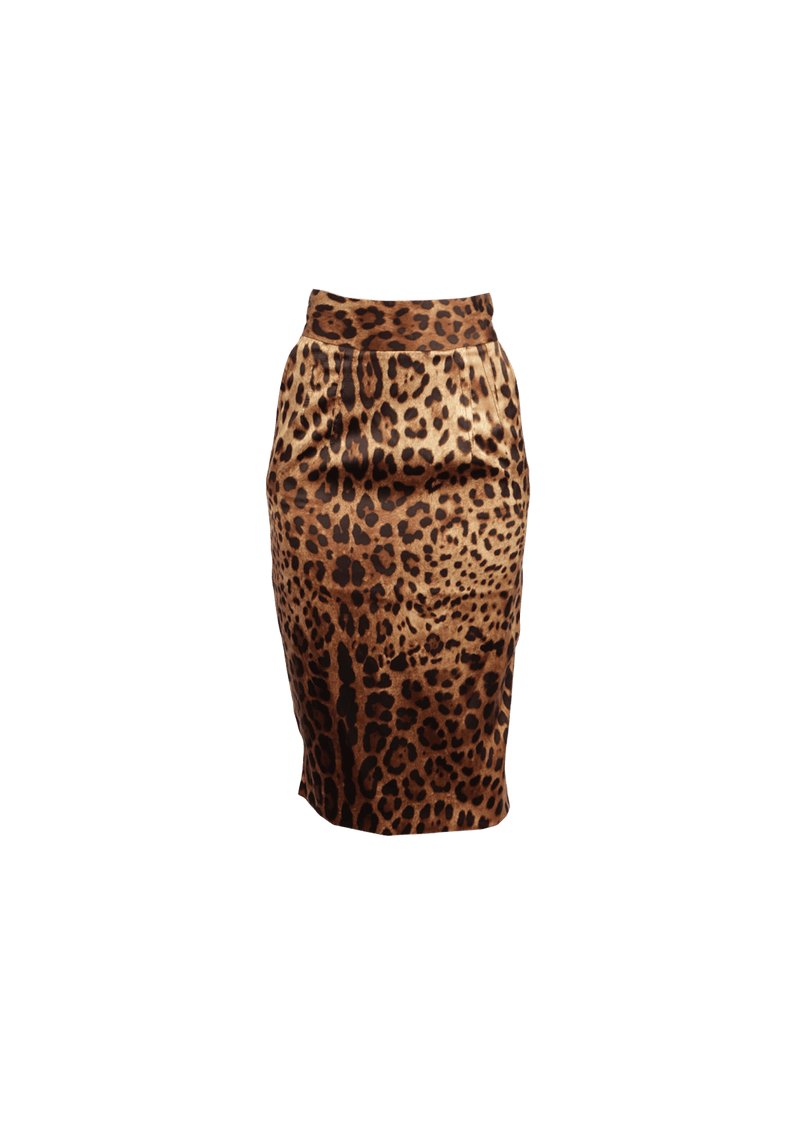 ANIMAL PRINT MINI SKIRT 38