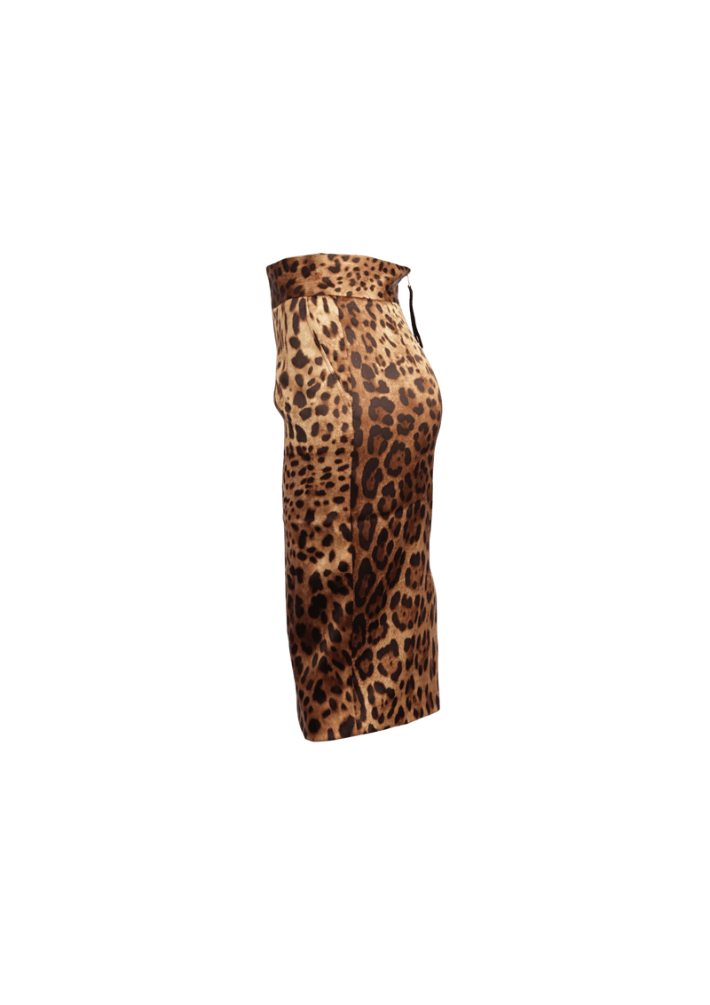 ANIMAL PRINT MINI SKIRT 38