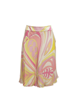 PRINTED MINI SKIRT 42