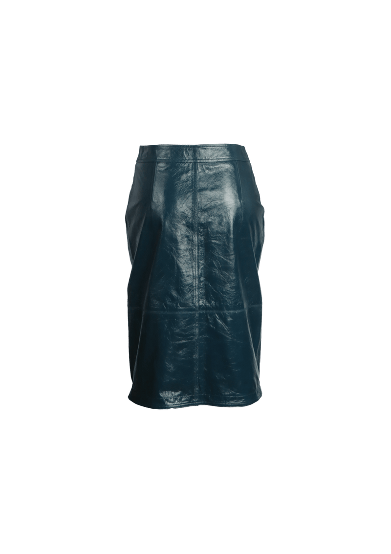 LEATHER SKIRT 38