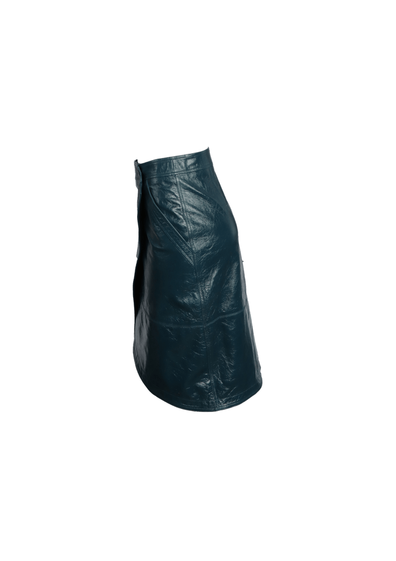 LEATHER SKIRT 38