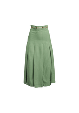 PLISSÉ MIDI SKIRT 34