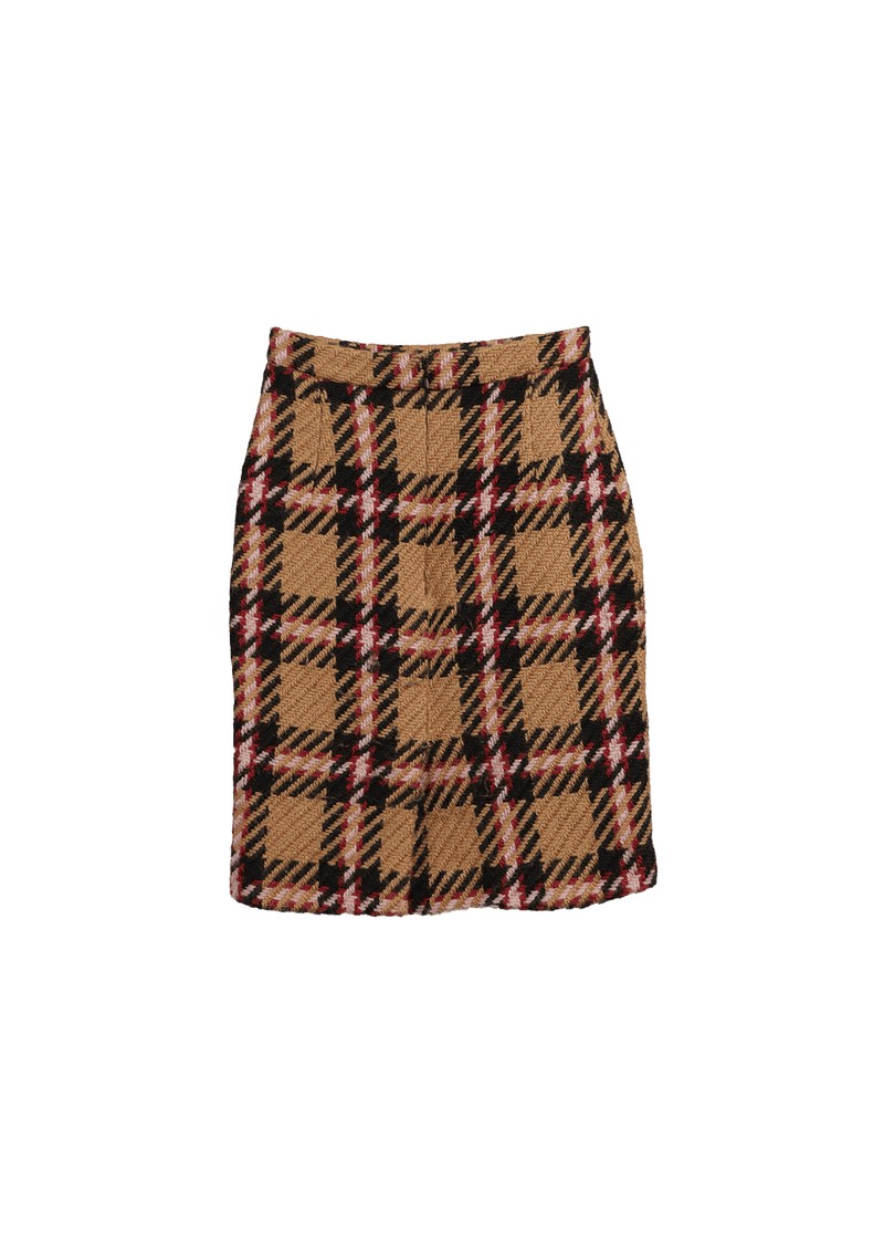 WOOL MINI SKIRT 38