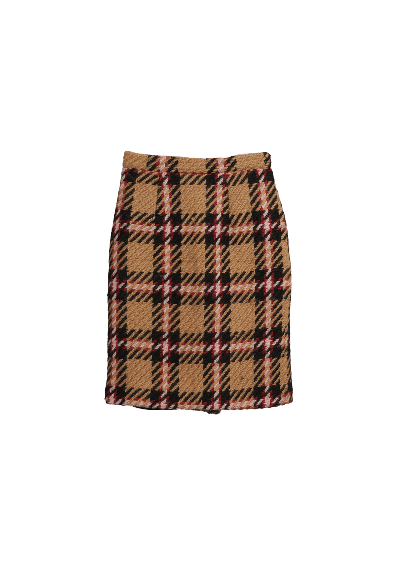 WOOL MINI SKIRT 38