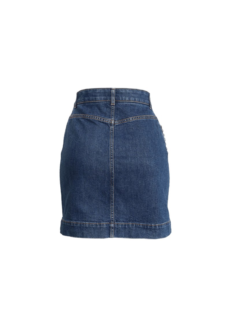 DENIM MINI SKIRT 36